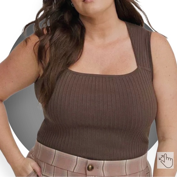 torrid Tops - BOGO NWT Torrid Ribbed Sweater Tank
